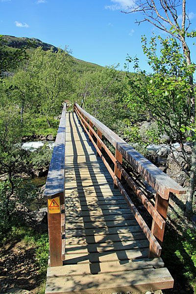 Brücke über den Siilaskoski
