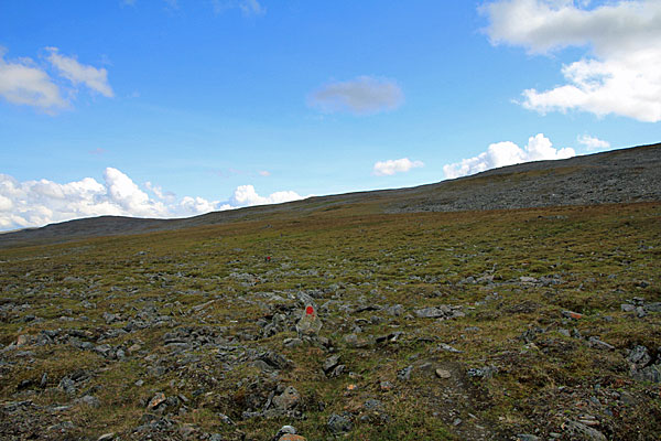 Aufstieg über Grassoden