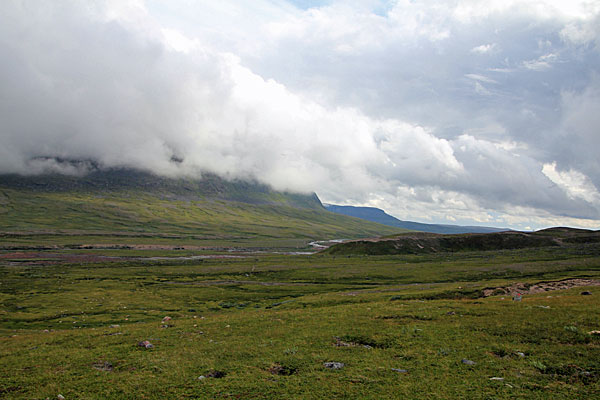 Blick zur Furt am Skáktárjohka