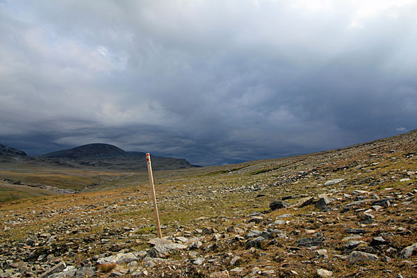 Abstieg ins Gaskkasvággi