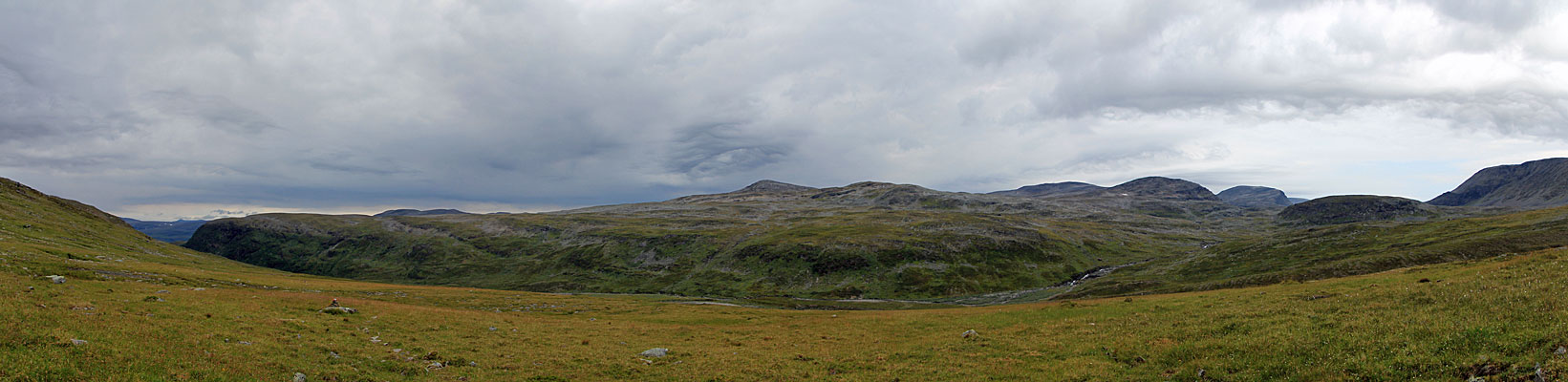 Abstieg ins Gaskkasvággi