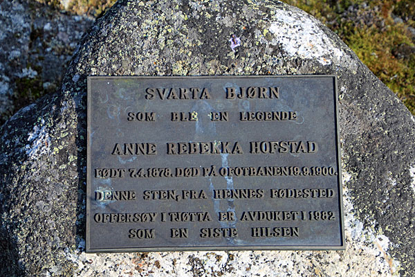 Gedenkstein Svarta Bjørn