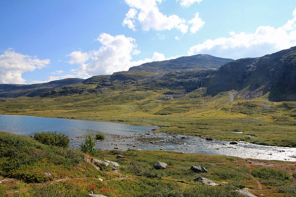 Furt an der Kårsavagge Fjällstuga