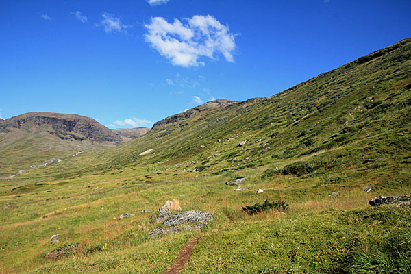 Wegsuche ins Guoblavággi