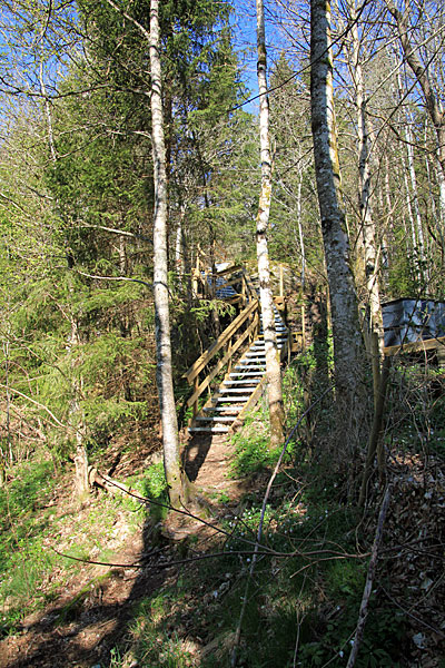 Treppe nach Stampen