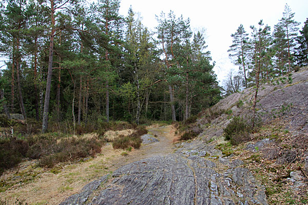Felsen an der Hällestugan