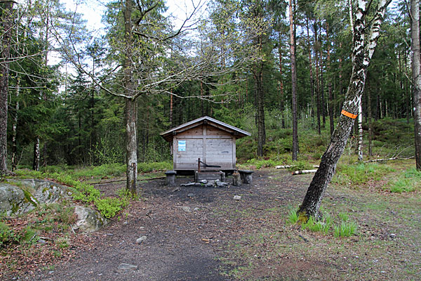 Vindskydd Stora Hästevatten