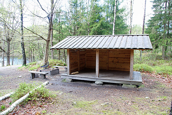 Vindskydd Stora Hästevatten