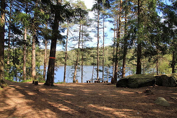 Am Windschutz Härsvattnet