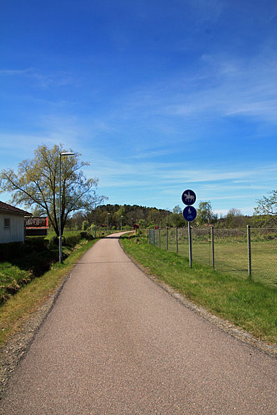 Fernradweg Richtung Gråbo