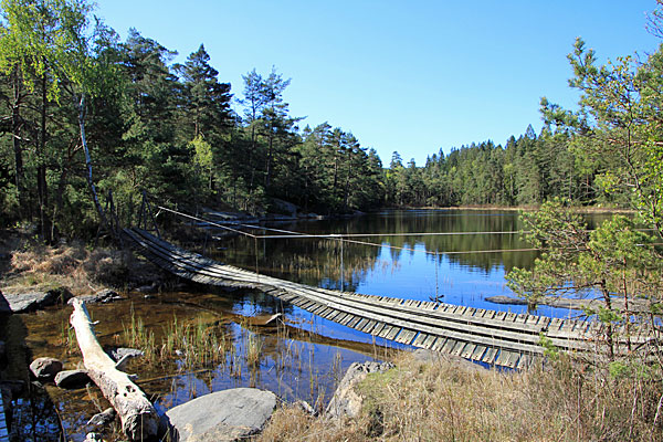 Alte Brücke Lilla und Stora Ramsjön