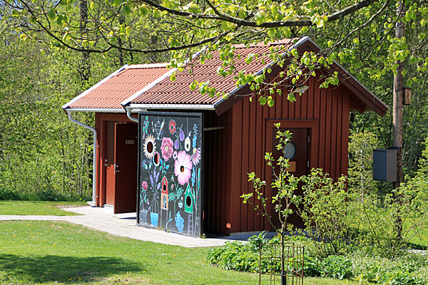 Toilette am Jonsereds trädgårdar