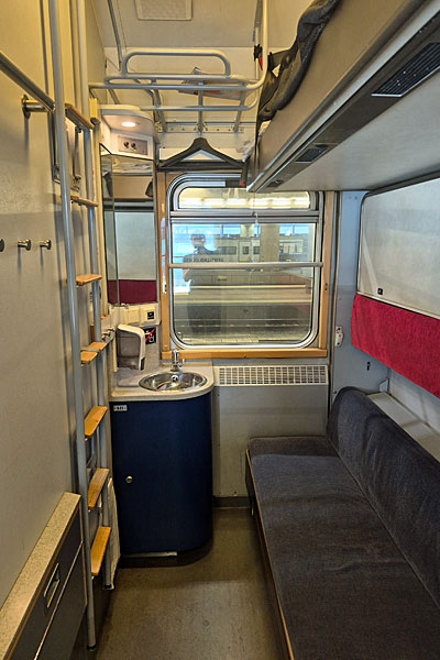 Schlafwagenabteil