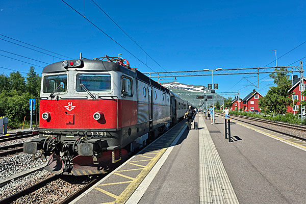 Nattåg in Abisko Östra