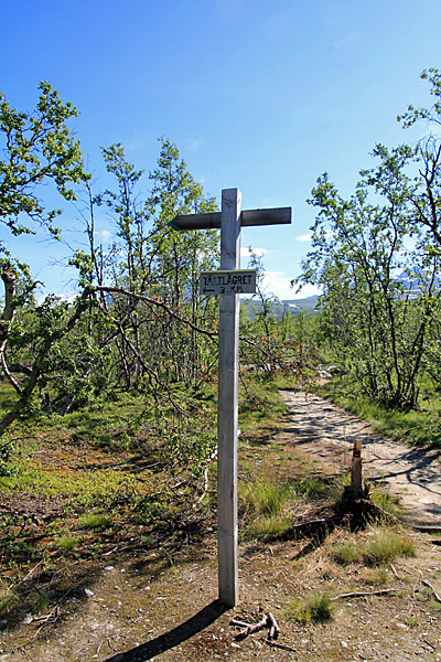 Wegweiser Tältlägret