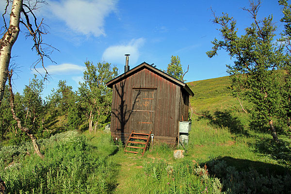 Verschlossene Hütte