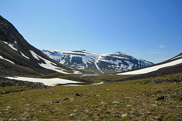 Abstieg zum Šiellavággi