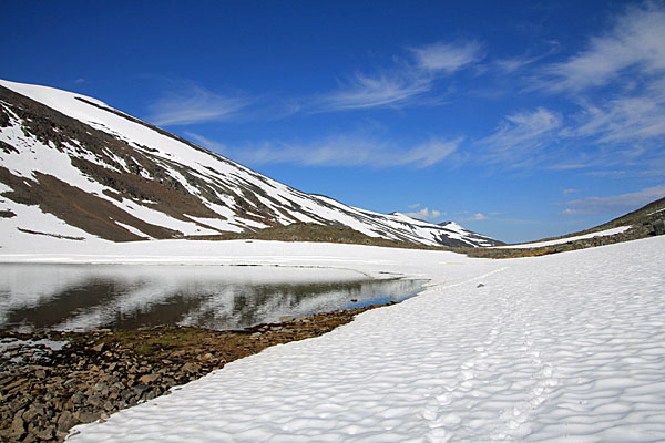 Schneefeld am See P.1110