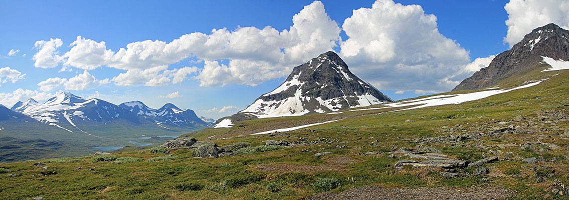Šiellačohkka und Alisvággi
