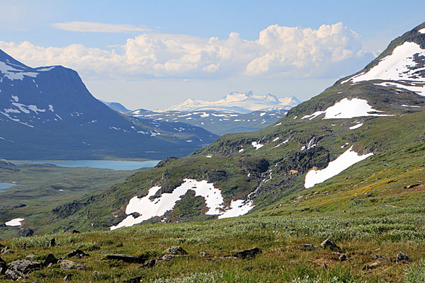 Blick zum Storsteinsfjellet