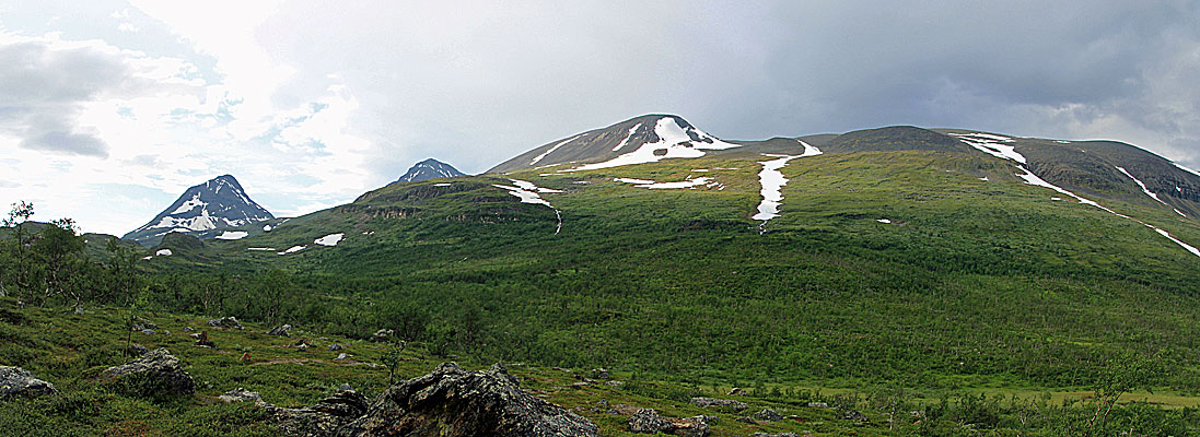 Blick zum Nordhang des Alisvággi