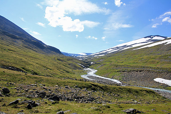 Vierrojohka am Vierročohkka