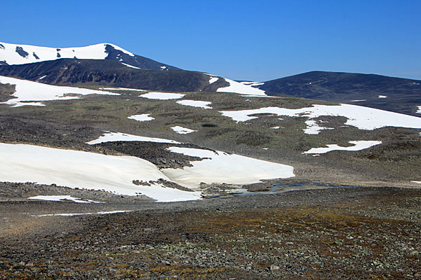 Gletscherfluss vom Moarhmmáglaciären