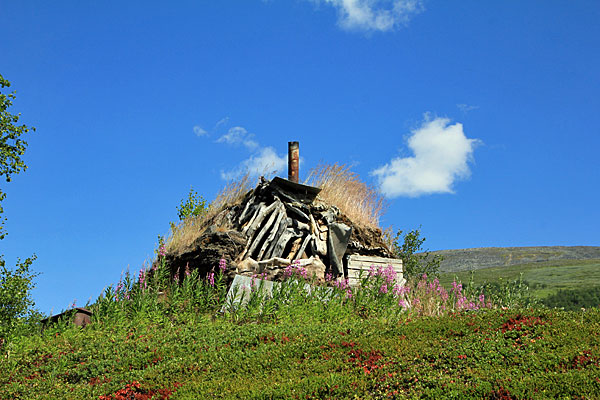 Kåta am Vássajohka