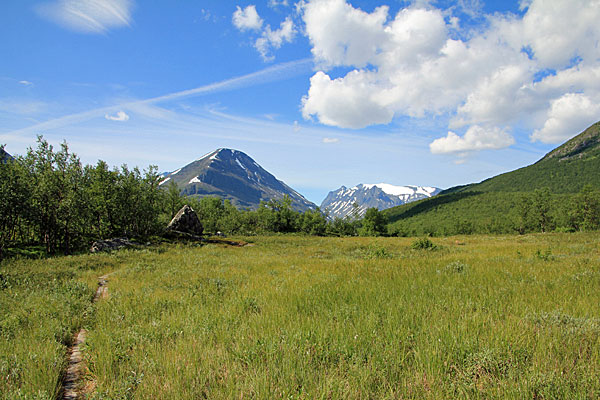 Wanderweg im Visttasvággi