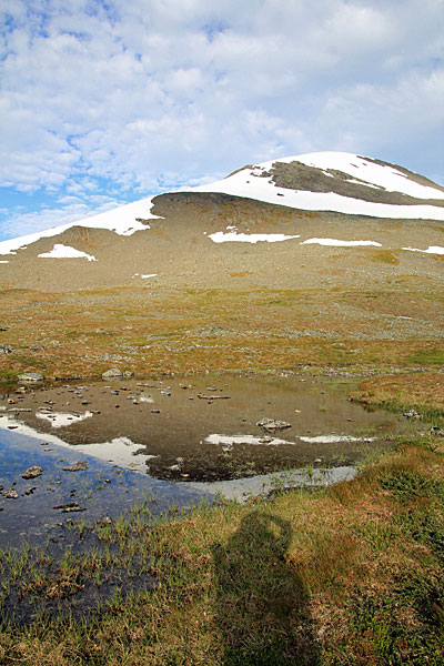 Ostflanke des Bálggástakčorru (Palkastak)