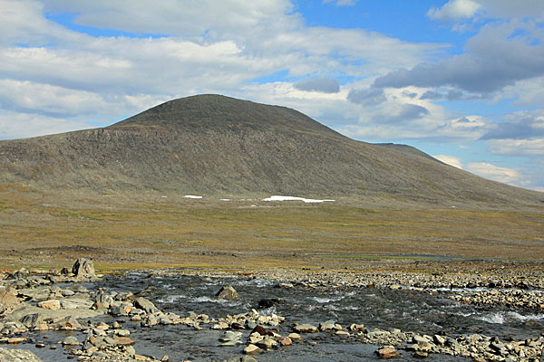Gletscherfluss vom Darfalglaciären