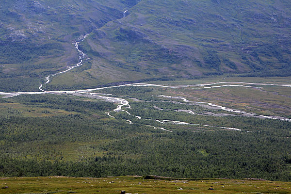 Darfáljohka und Láddjujohka