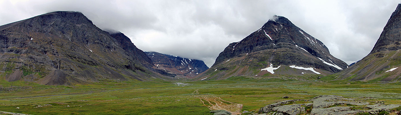 Blick durch das Láddjuvággi