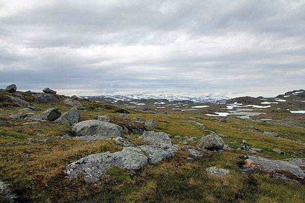 Blick Richtung Huvki und Juovvačorru