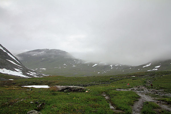 Wolke am Tjäktjapass