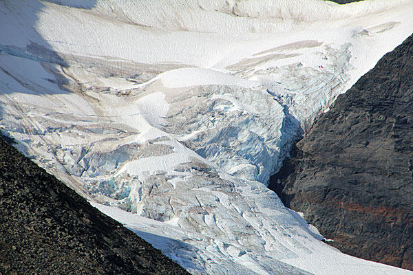 Eis des Vaktpostenglaciären