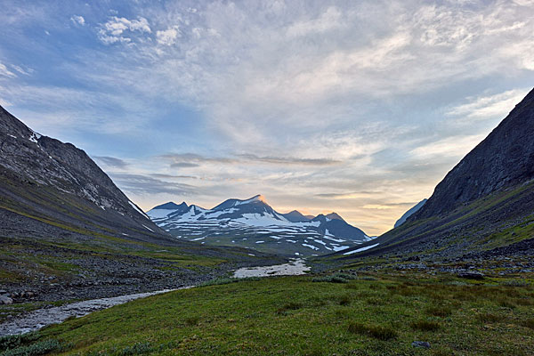 Abendstimmung am Čeakčačohkka