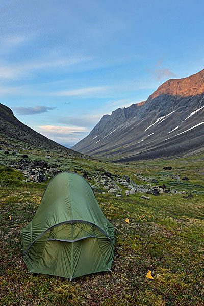 Zeltplatz im Stuor Reaiddávággi