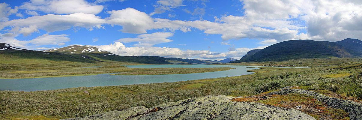 Mündung des Aliseatnu in den Alisjávri