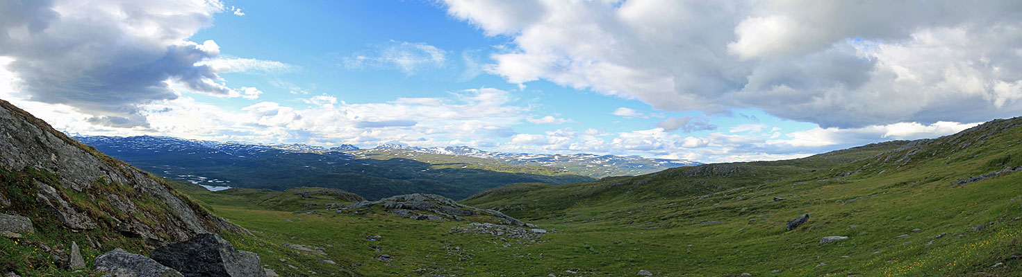 Berge nördlich des Gámavuopmi