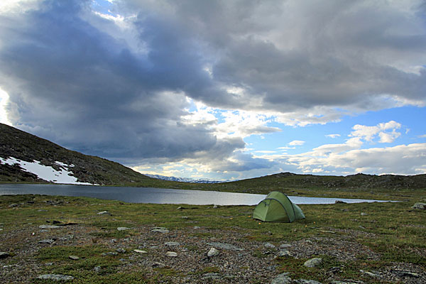 Zeltplatz am Várddut 