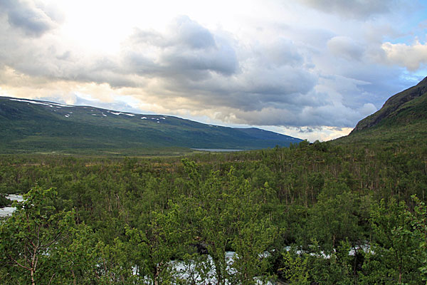 Abendstimmung am Šiellajohka