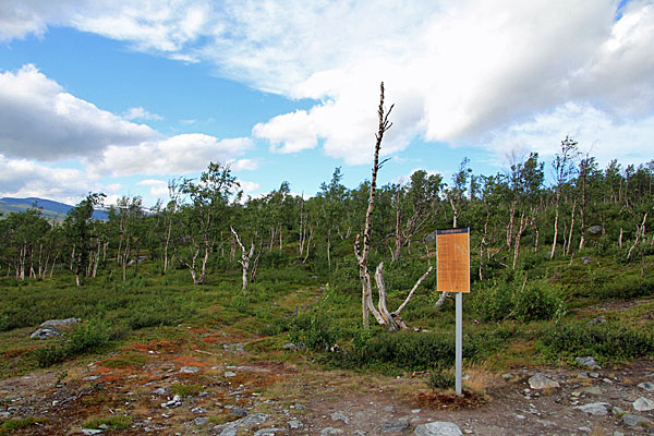 Hinweisschild Beredskapsminne