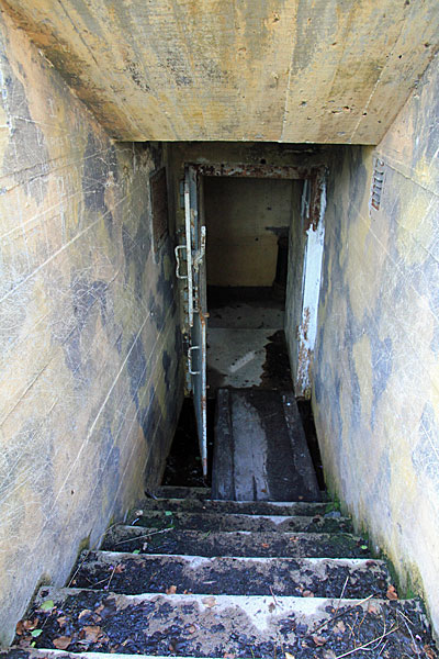 Eingang Bunker Skans 557