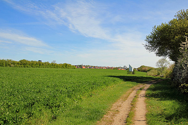 Sønderborg kommt in Sicht