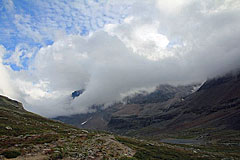 Wolken ziehen durch das Láddjuvággi