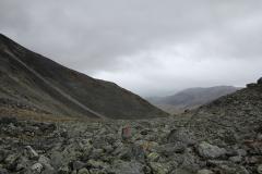 Blick von der Veslglupen-Schlucht ins Veodalen