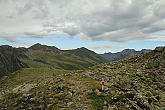 Piz Tschimas da Tisch und dem Piz Fregslas