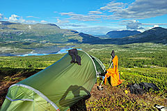 Zeltplatz am Bach vom See P945