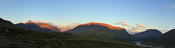 Abendstimmung im oberen Rapadalen